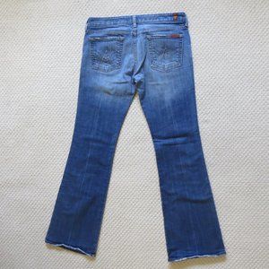 7 For All Mankind Jeans Size 31 Boot Cut Med Wash
